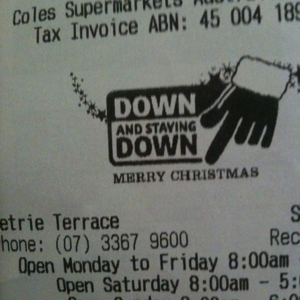 Photo taken at Coles by melissa a. on 12/3/2011