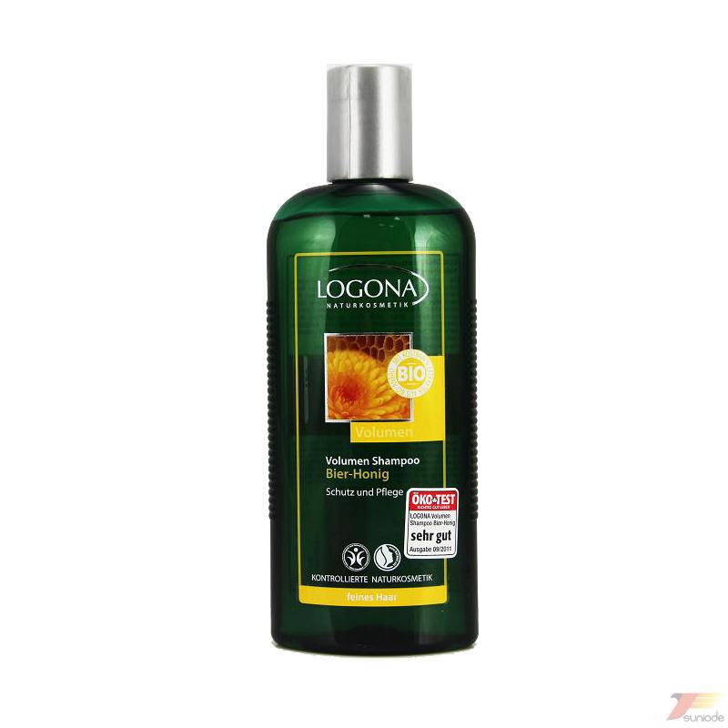 德国进口天然植物香波-Logona天然植物蜂蜜啤酒丰盈香波 孕产妇可用