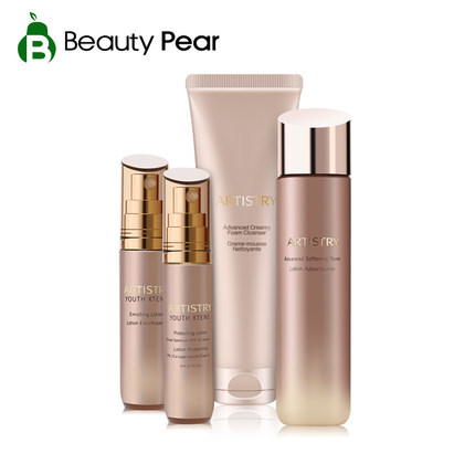 美国安利雅姿滋养恒时凝颜保湿清盈组护肤套装 洁面/水/日乳/晚乳