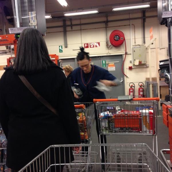 Photo taken at Colruyt by Ulrik B. on 11/15/2012