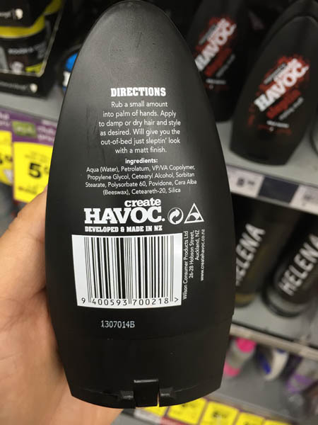 Create Havoc Sleptin 男士发乳