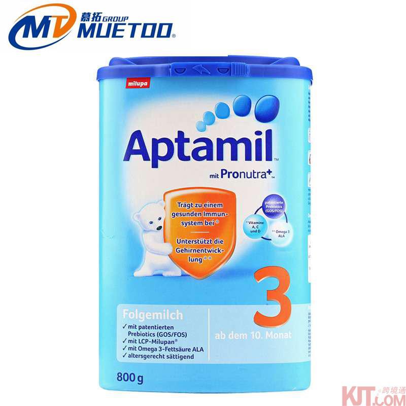 德国爱他美Aptamil 德国本土3段 10-12个月(800g_罐装) 德国爱他美Aptamil 德国本土3段 10-12个月(800g_罐装)