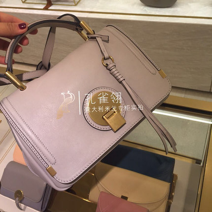 Chloe/蔻依chloe女包16春款时尚纯色流苏装饰口盖搭扣单肩手提包