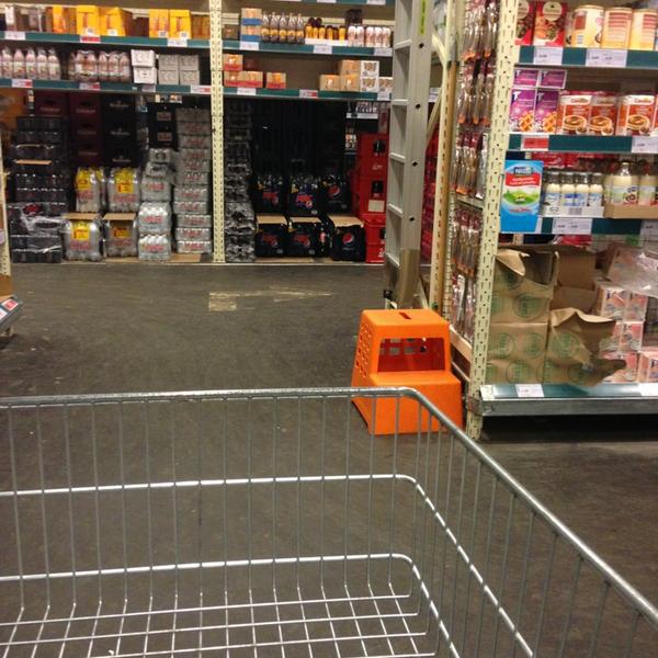 Photo taken at Colruyt by Vincent F. on 1/28/2013