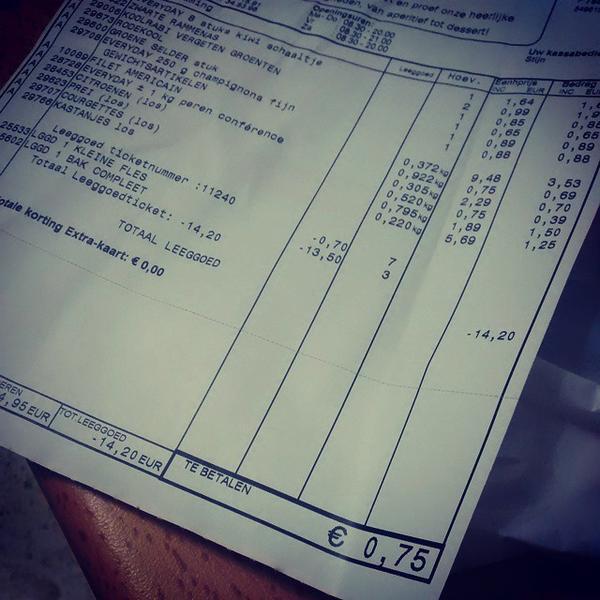 Photo taken at Colruyt by Sven L. on 11/27/2014