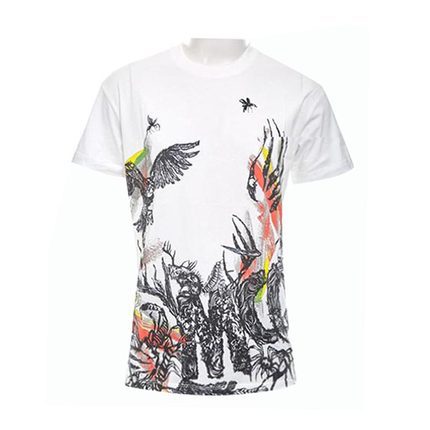 ALEXANDER MCQUEEN麦昆MCQ29157110男士时尚印花T恤香港直邮