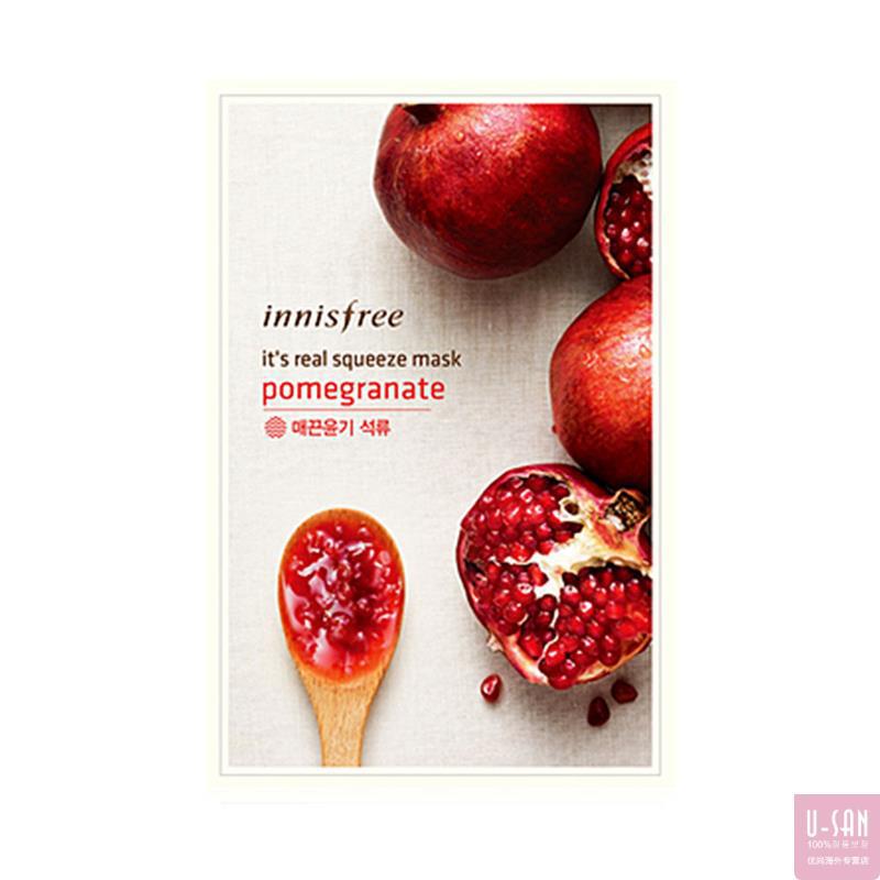 韩国 innisfree/悦诗风吟 贴片面膜 植物面膜 950面膜 石榴 韩国 innisfree/悦诗风吟 贴片面膜 植物面膜 950面膜 石榴
