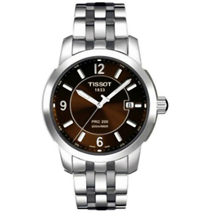 瑞士手表 天梭男表 手表男 石英表 钢带表  T014.410.11.297.00