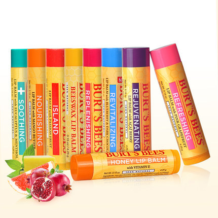 美国Burts Bees小蜜蜂蜂蜜唇膏4.25g 滋润孕妇儿童可用多款 包邮