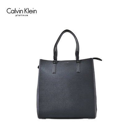 Calvin klein卡尔文克莱恩新款牛皮竖包气质手提包海外直邮 Calvin klein卡尔文克莱恩新款牛皮竖包气质手提包海外直邮