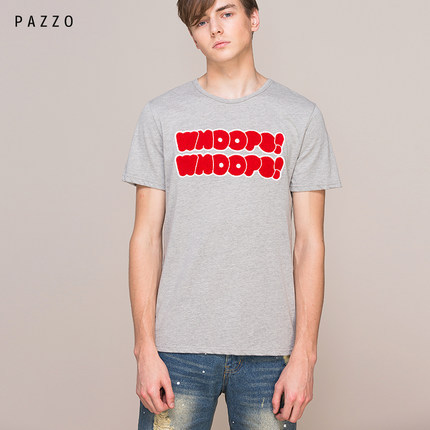 PAZZO MEN P30000956 毛巾绣英文短袖T PAZZO MEN P30000956 毛巾绣英文短袖T