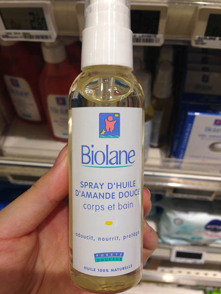 biolane婴儿杏仁油沐浴露