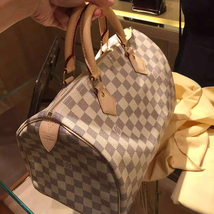 Louis Vuitton路易威登lv女包16新款棋盘格SPEEDY30手提包N41370 Louis Vuitton路易威登lv女包16新款棋盘格SPEEDY30手提包N41370