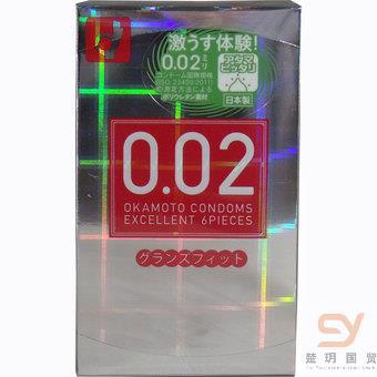 冈本避孕套-日本进口冈本避孕套0.02 EX超薄 前端增大紧绷 6只 冈本避孕套-日本进口冈本避孕套0.02 EX超薄 前端增大紧绷 6只