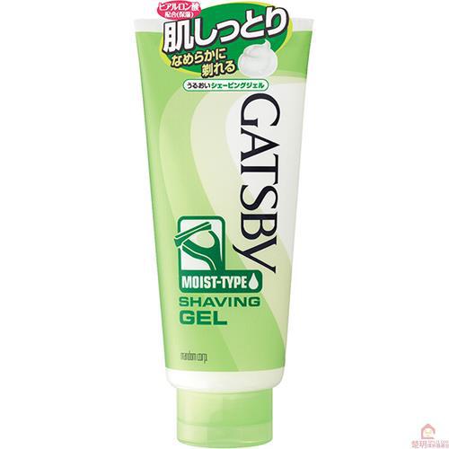日本进口剃须啫喱-杰士派GATSBY 男士滋润保湿剃须啫喱 205g