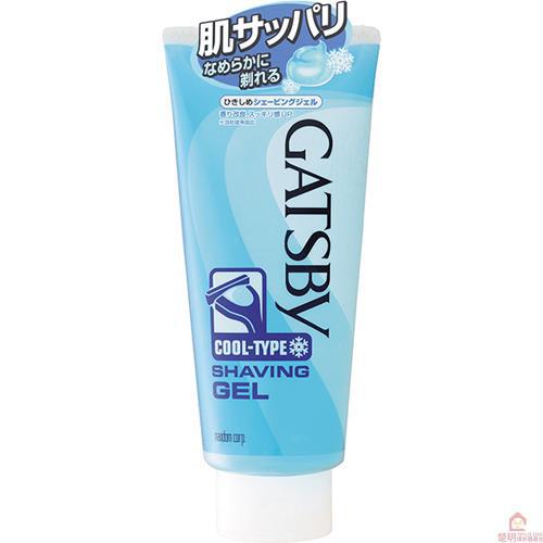 日本进口男士剃须啫喱-杰士派GATSBY男士清爽 爽肤剃须啫喱 205克