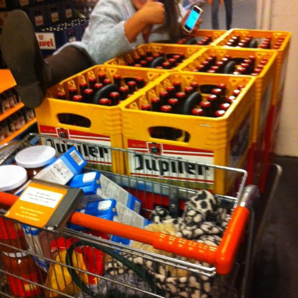 Photo taken at Colruyt by Erin D. on 10/23/2014