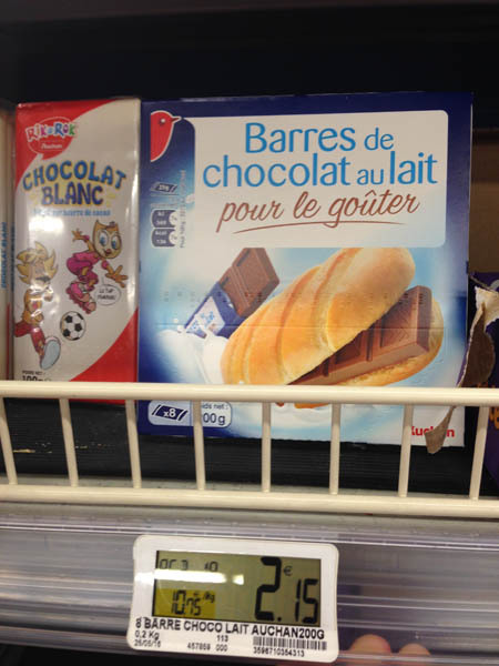 巧克力夹心面包auchan