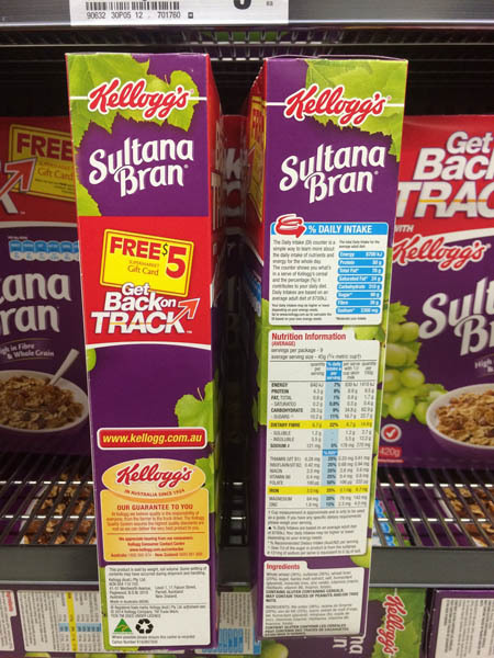 澳大利亚进口高纤维全麦-Kellogg's Sultana高纤维全麦420g 澳大利亚进口高纤维全麦-Kellogg's Sultana高纤维全麦420g
