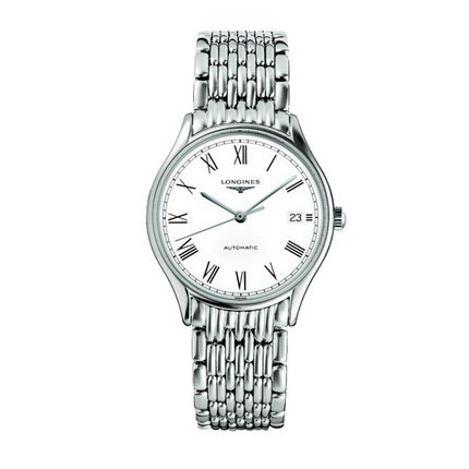 全球联保 浪琴Longines律雅系列自动机械男表L4.860.4.11.6