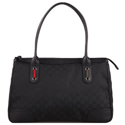 正品GUCCI/古奇 新款 商务休闲黑色棉纶单肩手提男女通用包293599 正品GUCCI/古奇 新款 商务休闲黑色棉纶单肩手提男女通用包293599