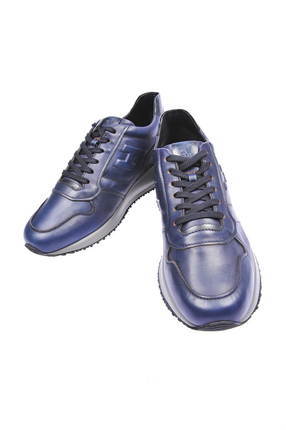 HOGAN男士HOGAN秋冬蓝色板鞋 HXM2460S290