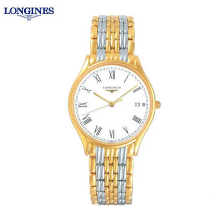 浪琴longines-瑰丽系列男款时尚石英表L4.759.2.11.7全球联保