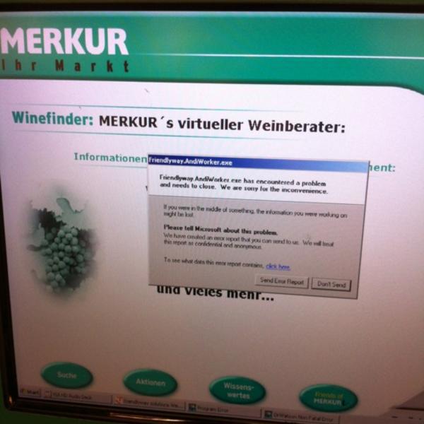 Photo taken at MERKUR Ihr Markt by Ernst M. on 12/31/2011