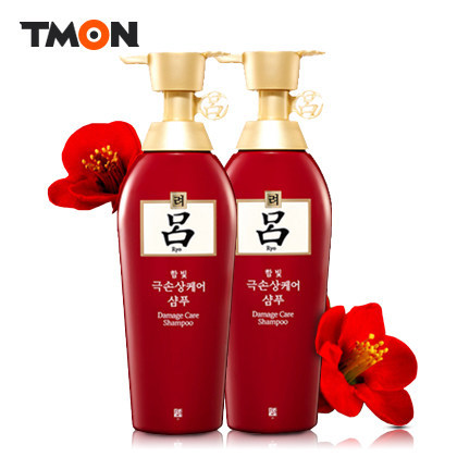 韩国直邮正品 吕 损伤修复红吕洗发水400ml x 2