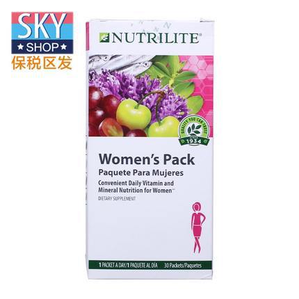 美国安利纽崔莱女士综合营养包 进口多种维生素+胶原蛋白+钙+鱼油