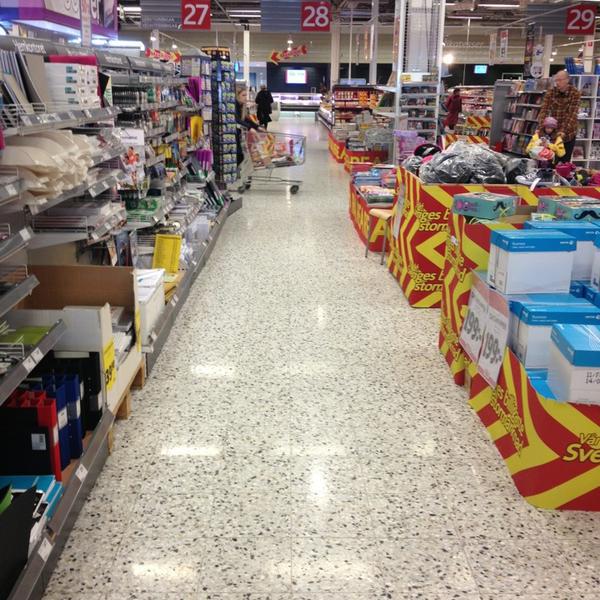 Photo taken at ICA Maxi Uppsala by Anneli W. on 4/6/2013