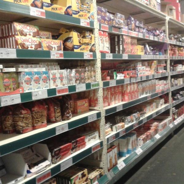 Photo taken at Colruyt by Zoë C. on 1/21/2013