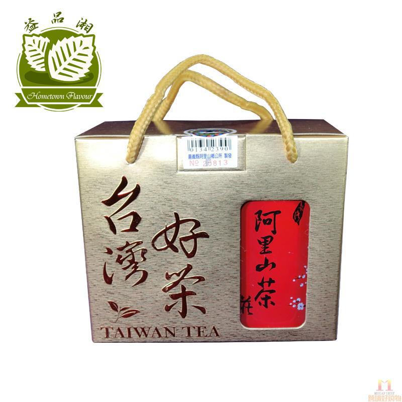 益品湘 阿里山金萱乌龙茶小礼盒 75g*2罐