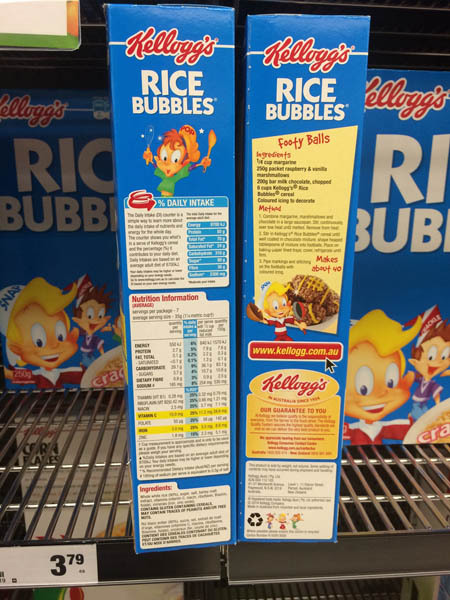 澳大利亚进口泡泡米-Kellogg's泡泡米250g