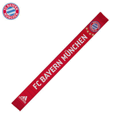 拜仁阿迪达斯 16/17赛季主场围巾 红色 拜仁阿迪达斯 16/17赛季主场围巾 红色