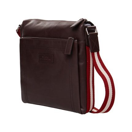 Bally/巴利正品BATUSTON SM新款男士时尚休闲单肩斜挎包香港直邮