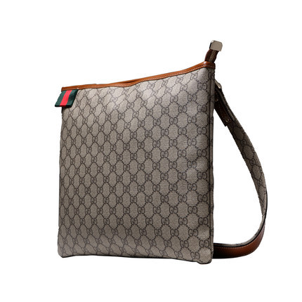 Gucci/古驰男款包包 男士商务竖款方形单肩斜挎包246412KGD3G