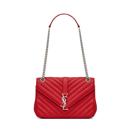 正品直邮YSL/圣罗兰2016新款女包时尚真皮斜跨包单肩包45273284gd