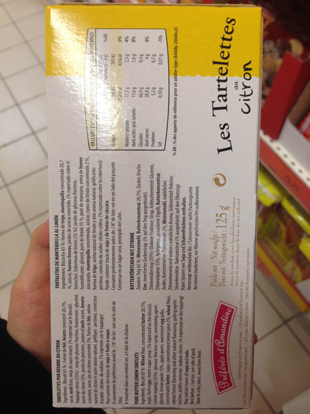 preferesd'omandine柠檬味蛋挞