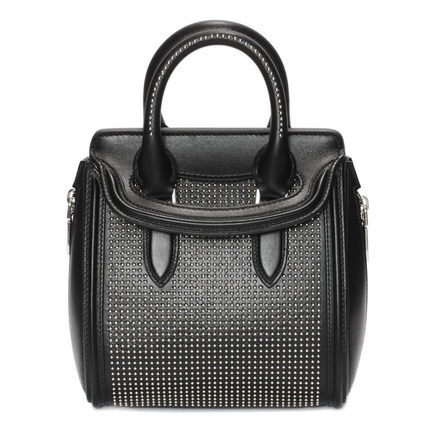 正品直邮2016新款Alexander McQueen麦昆女包牛皮铆钉手提包3021 正品直邮2016新款Alexander McQueen麦昆女包牛皮铆钉手提包3021