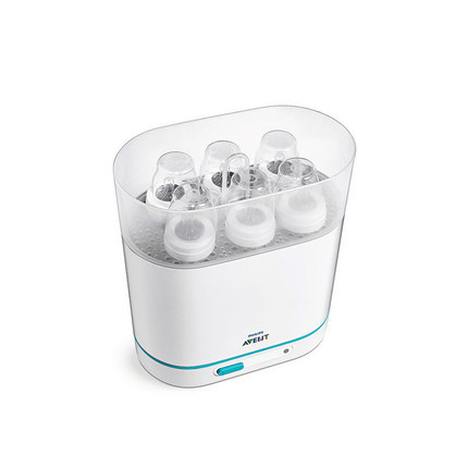 荷兰直邮 飞利浦新安怡电热蒸汽消毒锅可调节自动婴儿奶瓶消毒器