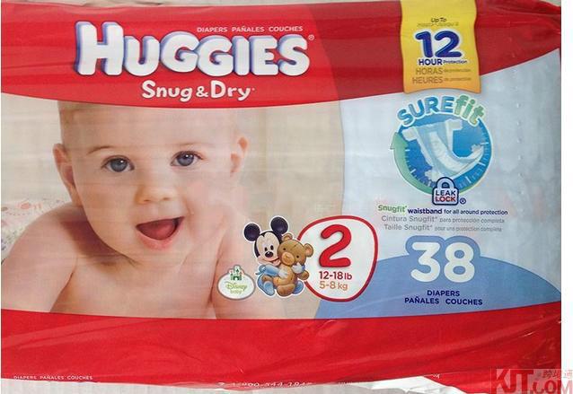 美国进口纸尿裤-Huggies好奇纸尿裤 2号(5-8 kg) 38片 美国进口纸尿裤-Huggies好奇纸尿裤 2号(5-8 kg) 38片