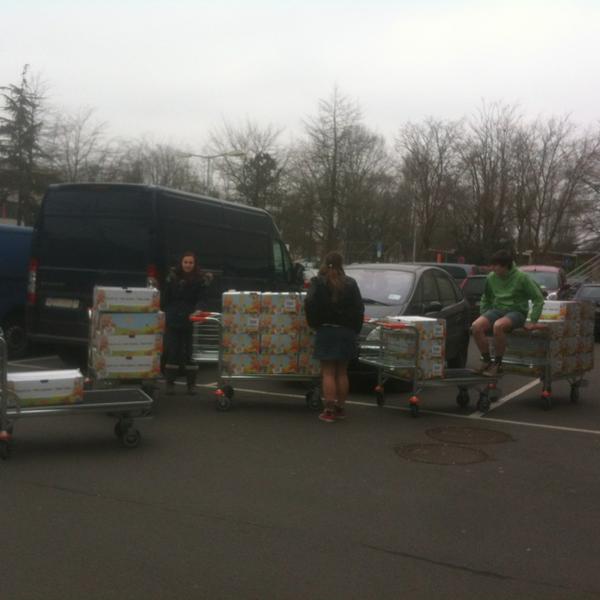 Photo taken at Colruyt by Stef V. on 3/2/2013