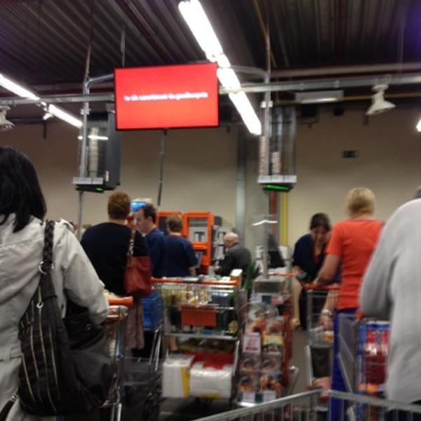 Photo taken at Colruyt by Sammy De Rudder on 9/1/2012