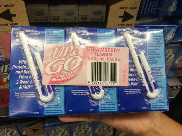 澳大利亚进口草莓饮料-Sanitaria up&go草莓饮料3*250ml 澳大利亚进口草莓饮料-Sanitaria up&go草莓饮料3*250ml