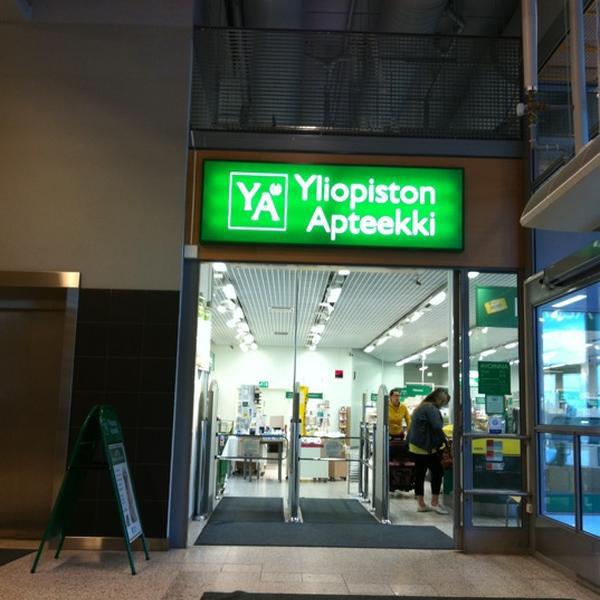 Photo taken at Yliopiston Apteekki by Antti V. on 8/29/2011