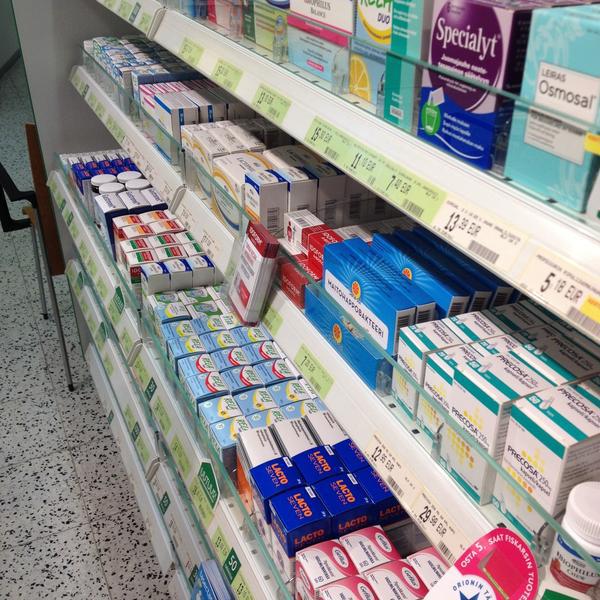 Photo taken at Yliopiston Apteekki by Jenni R. on 4/19/2013