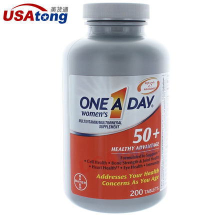 Bayer One A Day 50岁以上女性复合维生素200粒