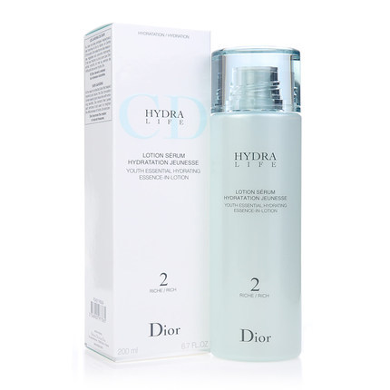 专柜正品 Dior迪奥水动力精萃润泽美容液200ml 2号滋润型 爽肤水 专柜正品 Dior迪奥水动力精萃润泽美容液200ml 2号滋润型 爽肤水