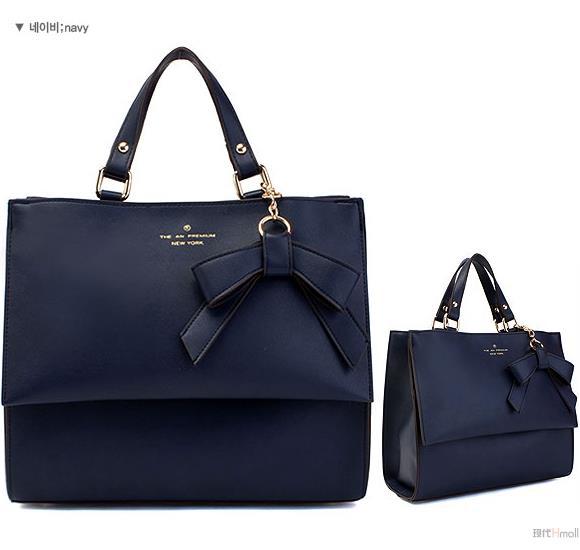 McLaNEE 斜挎包手提包单肩包(藏青色)